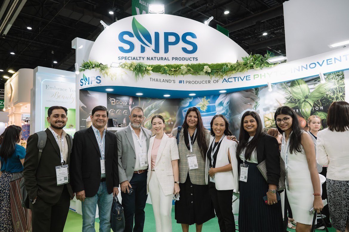 SNPS จัดแสดงสินค้าในงาน in-cosmetics Asia 2024 โชว์นวัตกรรมสารสกัดจากสมุนไพรไทยมาตรฐานแบบครบวงจร