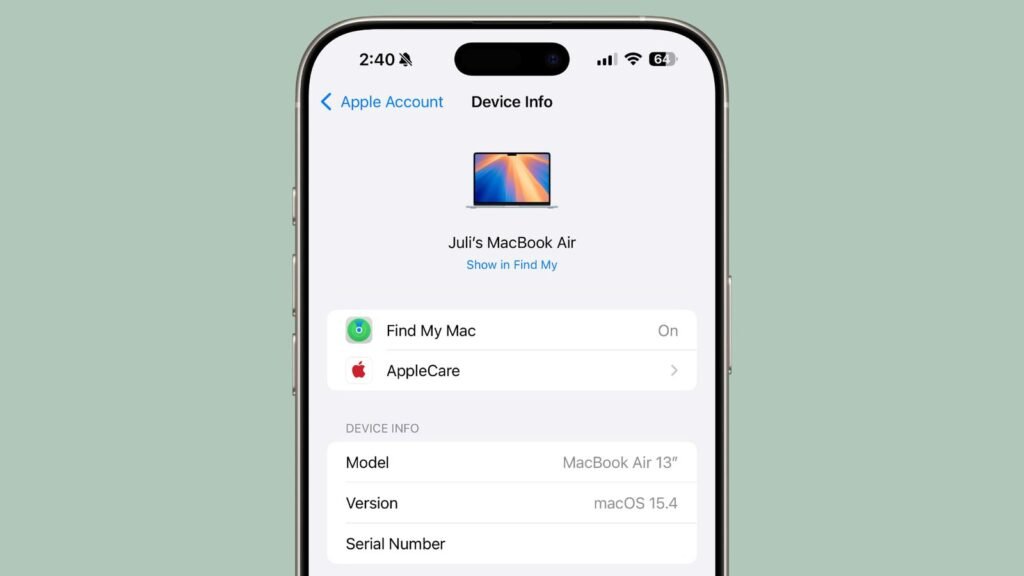 ios-18-5-applecare-apple-account ‣ Catchup.asia iOS 18.5, Apple, iPhone, iOS 18.5 Beta, อัปเดต iOS