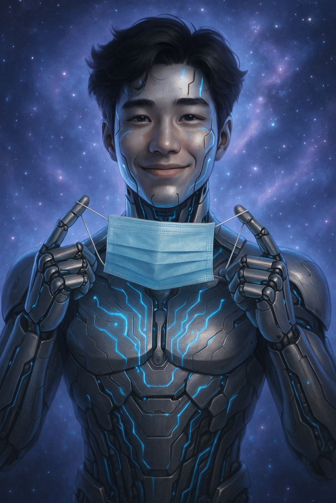 ChatGPT Image 4 พค 2568 19_36_30 ‣ Catchup.asia ภาพหุ่นยนต์การ์ตูน, เปลี่ยนภาพด้วย AI, ภาพแนวไซไฟ, สร้างตัวละครอนิเมะ, รูปสไตล์อนาคต,